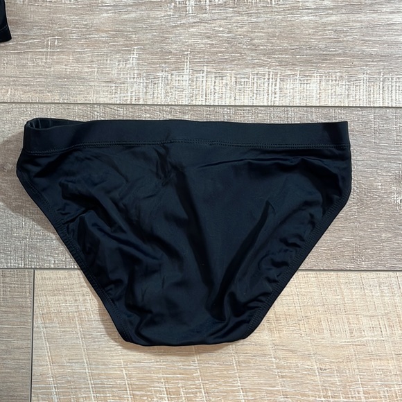 Motherhood Maternity black tankini ruching padded  adjustable strap S - Picture 9 of 9